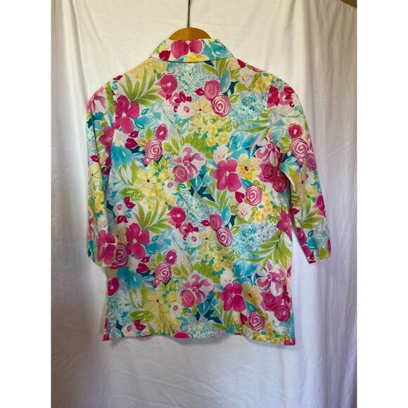 #3544 NAPA VALLEY womens floral top size P - Picture 4 of 8